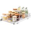 VEVOR Cestello Estraibile Sottolavello da Cucina 279 x 533 x 63,5 mm 1 Piano in Acciaio Cromato, Cestello Scorrevole per Cucina Ripiano Carico max. 13 kg, Cestello Portautensili Sottolavello da Cucina