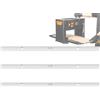 VEVOR Set di Lame 3 Pezzi per Pialla a Filo Spessore di Legno da Banco in HSS 33cm, Set Lame da 3 Pezzi per Pialla Filo Spessore di Legno da Banco in Acciaio 32-33cm, Lame per Pialla in Materiale HSS