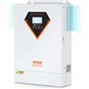 VEVOR Inverter Ibrido da 5500W Convertitore Solare Ibrido 230V CA Onda Sinusoidale Pura Off-Grid con Regolatore di Carica Solare MPPT 100A Integrato, Inverter Solare Ibrido Regolatore MPPT Integrato