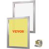 VEVOR Kit di Telaio per Stampa Serigrafica in Lega di Alluminio 50,8x61cm a 230 Maglie Pulizia Facile, Telaio Serigrafico 2 Pezzi per Macchina di Stampa Serigrafica Spessore 2,5cm Quantità Maglie 230