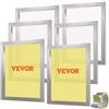 VEVOR Kit di Telaio per Stampa Serigrafica in Lega di Alluminio 50,8 x 61 cm 110 Maglie Pulizia Facile, Telaio Serigrafico 6 Pezzi per Macchina di Stampa Serigrafica Spessore 2,5cm Quantità Maglie 110