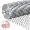 VEVOR Tessuto Hardware, 24 pollici x 25 piedi calibro 19, rotolo di rete metallica zincata a caldo, recinzione metallica per polli, rete metallica per pollame