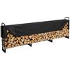 VEVOR Portalegna da Esterno per Legna da Ardere 383x36x117 cm con Copertura impermeabile 600D Oxford Legnaia Portalegna da Esterno per Camino Giardino Stoccaggio per Tronchi Interno/Esterno per Legna