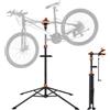 VEVOR Cavalletto da Officina Pieghevole per Biciclette Portata max.36,3 kg, Cavalletto Riparazione Biciclette Altezza Regolabile, Cavalletto per Bicicletta Morsetto Girevole 360°, Cavalletto per Bici
