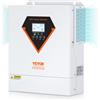 VEVOR Inverter Ibrido da 3500W Convertitore Sole Ibrido 230V CA Onda Sinusoidale Pura Off-Grid con Regolatore di Carica Solare MPPT 60A Integrato, Inverteritore Solare Ibrido Regolatore MPPT Integrato