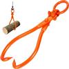 VEVOR Pinza per sollevamento tronchi, Pinza per sollevamento tronchi da 18 pollici a 2 artigli, Pinza per sollevamento tronchi in acciaio resistente, Capacità di carico 772 libbre/350 kg, Strumento pe