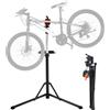 VEVOR Cavalletto da Officina Pieghevole per Biciclette Portata max.30 kg, Cavalletto Riparazione Biciclette Altezza Regolabile, Cavalletto per Bicicletta Morsetto Girevole 360°, Cavalletto per Bici