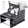 VEVOR Etichettatrice Manuale Rotonda, 15-20Pezzi/min, Applicatore di Etichette per Bottiglie Rotonde, Etichettatrice Manuale Regolabile Adatta per Bottiglie Lunghezza/Larghezza Etichetta tra 10-130mm
