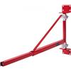 VEVOR Braccio Supporto per Paranco Elettrico, Capacità Carico 300kg, Supporto per Paranco a Braccio Girevole con Palo, Telaio di Sollevamento in Acciaio, Braccio di Sollevamento per Officina, Garage