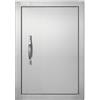 VEVOR Porta Accesso da Cucina, 355 x 508 mm, Porta Singola per Cucina da Esterno, Porta in Acciaio Inox con Montaggio a Incasso, Isola Cucina, Stazione Cucina, Mobile da Esterno