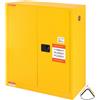 VEVOR Armadio di Sicurezza per Liquidi Infiammabili, 113,5 L, Armadio di Stoccaggio per Liquidi Infiammabili in Acciaio Laminato a Freddo, 109,5x46x127,25 pollici Antideflagrante Porte Chiusura Manuale