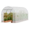 VEVOR Serra tunnel serra fredda per piante verdure 445x194x192 cm bianca