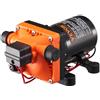 VEVOR Pompa a Membrana 12V, 3 GPM 11,36 L/min, Pompa per Acqua a 4 Camere 12 Volt CC con Pressostato Automatico 40-100 PSI Regolabile, 55 PSI, Porta MNPT per Camper Yacht Food Truck Camper Nautica