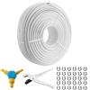 VEVOR Tubo PEX Alluminio per Riscaldamento a Pavimento Rotolo 300m, Tubo PEX-AL-PEX in Composito Alluminio-Plastica Φ16mm Spessore 2mm, Tubo Barriera all'Ossigeno per Liquido Gas Acqua Calda Fredda