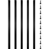 VEVOR,Balaustra per scale 76 pezzi, 75 x 2,5 x 0,5 cm, in lega di alluminio, con viti, per ringhiera in lega di alluminio per terrazze in legno e composito, elegante balaustra per scale esterne, terrazze, verande