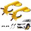VEVOR Lucchetto Universale per Auto Set da 2 Pattini Antifurto 16-38 cm Blocca Ruota in Acciaio Q235 a Ventosa Grande 30 cm 4 Chiavi Dispositivo di Blocco Ruota per Veicoli Roulotte Camion Moto SUV