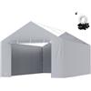 VEVOR Tendalino di ricambio per posto auto coperto - Parete laterale 12' x 20' Telo riparatore per tenda da garage, impermeabile, raggi UV (parte superiore e telaio non inclusi)