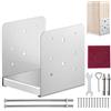 VEVOR Confezione di Supporto 1 Pezzo per Pali in Legno 149 x 143 x 160 mm, Set di Base per Pali Interni in Acciaio a Carbonio per Ancoraggio Pali in Legno Ringhiere, Corrimano di Terrazze, Portici