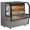 VEVOR Vetrina Refrigerata Grande Vetrina per Pasticceria da 505 Litri, Frigorifero Commerciale a 2 Ripiani con Illuminazione a LED, Raffreddamento a Tiraggio Discendente, Vetrina Rotelle Panetteria