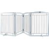 VEVOR Cancello per Animali Domestici Cancello di Sicurezza Bianco 610x813 mm