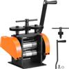 VEVOR Laminatoio per Gioielliere Larghezza 45 mm, Laminatoio per Gioielli Spessore 0-6 mm Rapporto di Trasmissione Regolabile 1:2,4 per la Lavorazione di Gioielli Lamiera Oro Argento Anello Bracciale