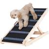 VEVOR Rampa per Cani Lunghezza 1050 mm, Rampa per Auto Pieghevole Antiscivolo per Cani Gatti Altezza Regolabile 35-65 cm, Scivolo per Animali Domestici in Legno a Casa per Auto, Scala per Gatti Cani