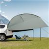 VEVOR Tendalino Auto 3x2,1m Tenda Laterale per Auto di Grandi Dimensioni PU2000mm UV50+ Resistente al Sole/Acqua/Vento con Borsa Portatile Tendalino Laterale/Posteriore per Camion SUV Furgoni Camper