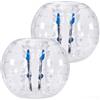 VEVOR Pallina Gonfiabile per Paraurti 2 Pezzi, Palline per Gioco Diametro 1,2 m per Adolescenti e Adulti, Palline a Bolle Gonfiabile Trasaprente in PVC Spessore 0,8 mm, Pallone Paraurti in PVC