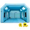VEVOR Cabina di Verniciatura Gonfiabile 7x4x2,5 m, Tenda di Verniciatura Gonfiabile per Auto, Sistema di Filtrazione, a Oxford, Postazione di Verniciatura Automobilistica, Garage, Officina