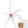 VEVOR Generatore Eolico 500 W, Kit Turbina Eolica 12 V Generatore Eolico 5 Pale con Controllo, Direzione Regolabile Velocità del Vento Iniziale 2,5 m/s Adatto per Casa Fattoria Camper Barche