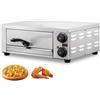 VEVOR Forno elettrico per pizza da banco VEVOR 12" 1500W Temperatura regolabile Timer 0-120 min