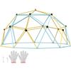 VEVOR Cupola da Arrampicata Geometrica per Bambini da 3 a 10 Anni, 305 cm, Supporta 340 kg, con Maniglia da Arrampicata, Montaggio Facile, Parco Giochi da Esterno Giardino, Cortile