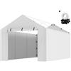 VEVOR Parete Laterale di Ricambio per Tenda da Auto 10x20ft, Telo Riparo per Tenda da Garage Impermeabile e Protetto dai Raggi UV (Parte Superiore e Telaio Non Inclusi)