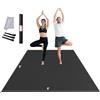 VEVOR Tappetino per Esercizi Yoga Premium ad Alta Densità Antiscivolo Tappetino per Fitness Esercizi con Borsa e Tracolla, per Tutti i Tipi di Yoga a Casa, Pilato e Allenamento a Terra 2440x1830 mm