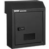 VEVOR Cassetta per la Consegna delle Chiavi, Cassetta Postale per Porta, Cassetta in Acciaio Resistente con Serratura a Combinazione Cassetta per Posta, Nero 305 x 155 x 360 mm Spessore Parete 43 mm