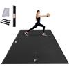 VEVOR Tappetino per Esercizi Yoga Premium ad Alta Densità Antiscivolo Tappetino per Fitness Esercizi con Borsa e Tracolla, per Tutti i Tipi di Yoga a Casa, Pilato e Allenamento a Terra 2440x1530 mm