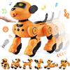 VEVOR Robot Giocattolo per Bambini, Robot Cane Telecomandato Intelligente, Telecomando Programmabile, Funzione Localizzazione, Controllo a Tocco, Voce, Interattivo, Canto, Danza per Bambini