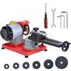 VEVOR Affilatrice Set di Lame per Seghe Circolari 370 W, Affilalame ad Angolo Rotativo 3600 giri/min 6 Centri Mola da 125 mm, Macchina Affilatura per Lame con Punta in Metallo, Affilalama per Seghe