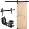 VEVOR Kit Ferramenta per Porta Scorrevole da Fienile Fai da te Guida 1676mm