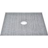 VEVOR Kit cordolo doccia, kit piatto doccia 72"x72" con scarico centrale da 6,3", kit di installazione doccia leggero in EPS con 2 panni impermeabili, bastoncini inclinati per piatto doccia adatti