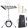 VEVOR Kit Campana Xilofono Glockenspiel a 32 Note, Strumento a Percussione Professionale con Mazze, Bacchette, Leggio, Pad 203 mm, Supporto Regolabile e Borsa per il Trasporto per Studenti e Adulti