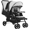 VEVOR Passeggino Doppio 1200 x 535 x 1020 mm Passeggino Gemellare per Neonati