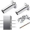 VEVOR manicotti protettivi in acciaio inox T316 per ringhiera per cavi in fune metallica da 5/32" 3/16", balaustra fai-da-te T316 di grado marino, argento