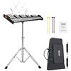 VEVOR Kit Campana Xilofono Glockenspiel a 32 Note, Set di Strumenti a Percussione Professionale con Mazze, Bacchette, Leggio, Supporto Regolabile e Borsa per il Trasporto per Studenti e Adulti