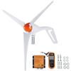 VEVOR Generatore Eolico da 500 W Kit Turbina Eolica da 12 V Generatore Eolico a 3 Pale con Anemometro, Controllo MPPT e Direzione Sopravvento Regolabile, Adatto per Casa, Fattoria, Camper, Barche