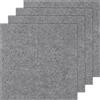 VEVOR Piastrelle per Moquette Stacca Incolla, Piastrelle per Moquette Autoadesive Quadrate 305 x 305 mm Piastrelle per Moquette Morbide Imbottite, per Camera da Letto Interni Esterni, Grigio Chiaro