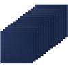 VEVOR Piastrelle per Moquette Stacca Incolla, Piastrelle per Moquette Autoadesive Quadrate 610 x 610 mm Piastrelle per Moquette Morbide Imbottite, per Camera da Letto Interni Esterni, Blu Scuro