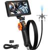 VEVOR Telecamera Endoscopio Articolato Bidirezionale 180° IPS 5" 12,7cm Zoom 8X