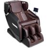 VEVOR Poltrona Massaggiante Poltrona Reclinabile 3D Zero Gravità Shiatsu per Tutto Corpo Multiple Automatiche, Riscaldamento, Altoparlante Bluetooth, Airbag, Rullo Poggiapiedi, Schermo Tattile