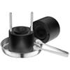 VEVOR Kit Pressa per Palline Ghiaccio, Pressa per Ghiaccio Alluminio Aeronautico Stampo per Palline Ghiaccio, Kit con Pinza, Vassoio Raccogligocce Bicchiere, Produttore di Palline di Ghiaccio 60mm